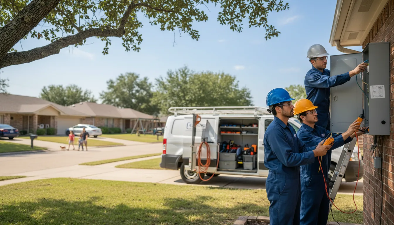 Certified electrician providing emergency electrical services in Clawson, UT